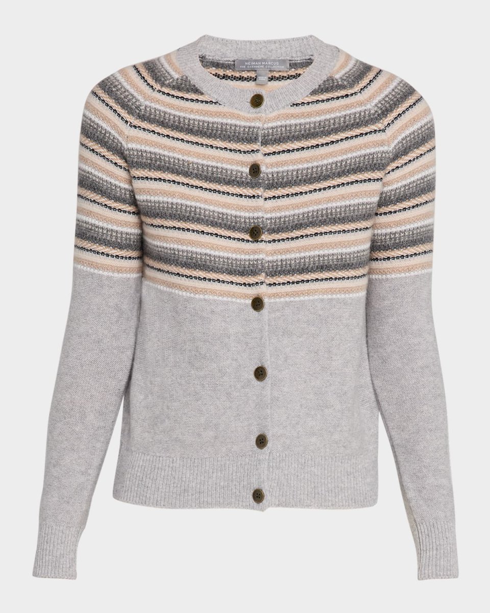 Cashmere Fair Isle Cardigan